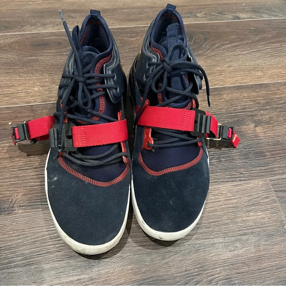 Nike Air Force 270 Men Bred Black Metallic gold Shoes Sz 10.5